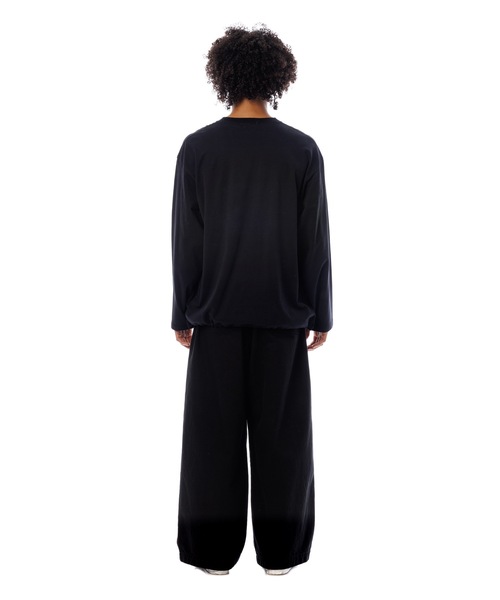 Sandinista（サンディニスタ）の「Gentle L-S Tee / 上質表起毛長袖Tシャツ（Tシャツ/カットソー・メンズ・チャコール/ブルー系その他/ブラック・SMALL/MEDIUM/LARGE）」の17枚目の写真
