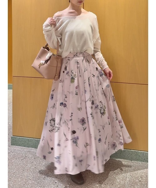 SNIDEL(スナイデル)の「2WAYベビーアルパカニットプルオーバー(ニット/セーター・レディース・ピンク/オフホワイト/グレー/ライトブルー・F)」の16枚目の写真