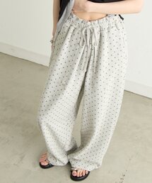 CIAOPANIC TYPY（チャオパニックティピー）の「【UNISEX】【シルエット調整可】ピグメント加工ワッフルイージーパンツ/WEB限定カラーあり（スウェットパンツ）」