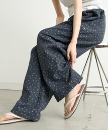 CIAOPANIC TYPY | 【UNISEX】【シルエット調整可】ピグメント加工ワッフルイージーパンツ/WEB限定カラーあり(スウェットパンツ)