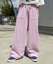 CIAOPANIC TYPY（チャオパニックティピー）の「【UNISEX】【シルエット調整可】ピグメント加工ワッフルイージーパンツ/WEB限定カラーあり（スウェットパンツ）」