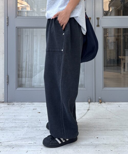 CIAOPANIC TYPY(チャオパニックティピー)の「【UNISEX】ピグメント加工ワッフルイージーパンツ(その他パンツ・レディース・サックスブルー/ブラック/カーキ/ネイビー/ベージュ・LARGE/MEDIUM)」の7枚目の写真