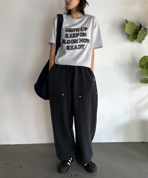 CIAOPANIC TYPY(チャオパニックティピー)の「【UNISEX】ピグメント加工ワッフルイージーパンツ(その他パンツ・レディース・サックスブルー/ブラック/カーキ/ネイビー/ベージュ・LARGE/MEDIUM)」の10枚目の写真