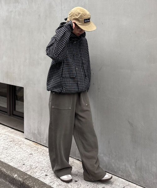 CIAOPANIC TYPY(チャオパニックティピー)の「【UNISEX】ピグメント加工ワッフルイージーパンツ(その他パンツ・レディース・サックスブルー/ブラック/カーキ/ネイビー/ベージュ・LARGE/MEDIUM)」の17枚目の写真