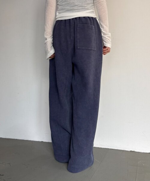 CIAOPANIC TYPY(チャオパニックティピー)の「【UNISEX】ピグメント加工ワッフルイージーパンツ(その他パンツ・レディース・サックスブルー/ブラック/カーキ/ネイビー/ベージュ・LARGE/MEDIUM)」の22枚目の写真