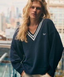 ROXY | ROXY ウィメンズ SURF SCHOOL V NECK セーター 【2026年春夏モデル】(ニット/セーター)