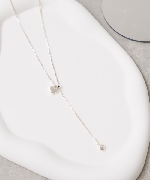 VIS（ビス）の「ハートドロップネックレス（ネックレス・レディース・シルバー/ゴールド・FREE）」の15枚目の写真