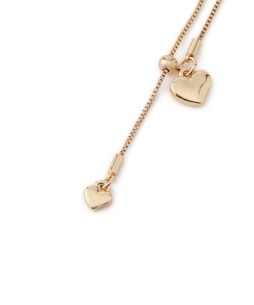 VIS（ビス）の「ハートドロップネックレス（ネックレス・レディース・シルバー/ゴールド・FREE）」の10枚目の写真