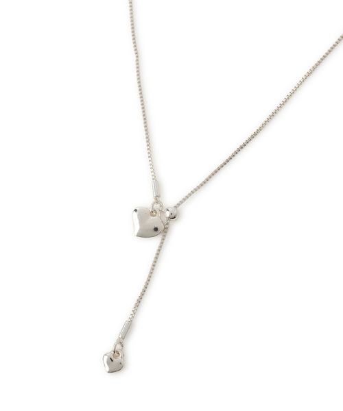 VIS（ビス）の「ハートドロップネックレス（ネックレス・レディース・シルバー/ゴールド・FREE）」の7枚目の写真