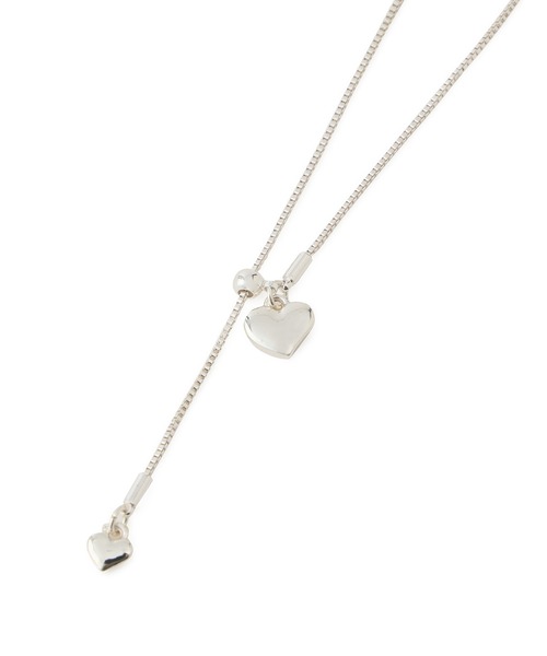 VIS（ビス）の「ハートドロップネックレス（ネックレス・レディース・シルバー/ゴールド・FREE）」の6枚目の写真