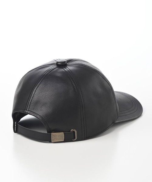 schott（ショット）の「Schott-One Ster Lether Cap（キャップ・メンズ・ブラック・FREE）」の4枚目の写真