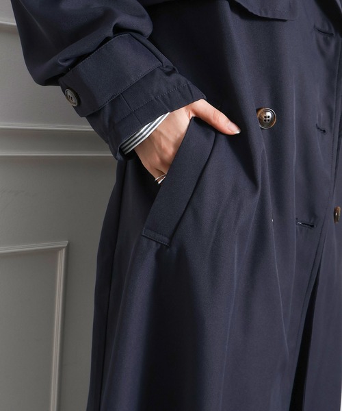 SpRay（スプレイ）の「ロングトレンチコート（トレンチコート・レディース・ライトベージュ/ネイビー・FREE）」の15枚目の写真