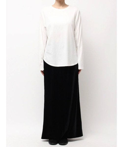 Ungrid（アングリッド）の「ラウンドロングスリーブTee（Tシャツ/カットソー・レディース・オフホワイト・FREE）」の11枚目の写真