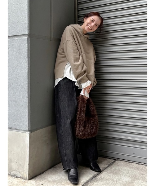 Ungrid（アングリッド）の「ラウンドロングスリーブTee（Tシャツ/カットソー・レディース・オフホワイト・FREE）」の14枚目の写真