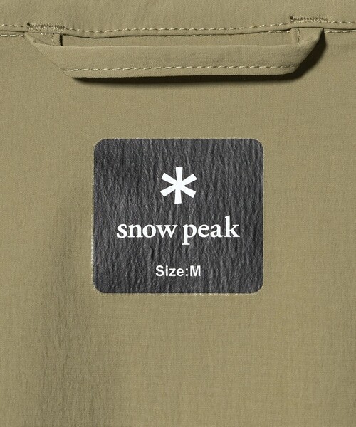 Snow Peak(スノーピーク)の「<snow peak>ユーティリティ パーカー ナイロンジャケット(ナイロンジャケット・メンズ・ブラック/ベージュ・L/M)」の11枚目の写真