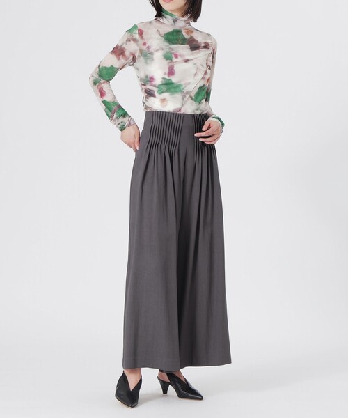 LOVELESS（ラブレス）の「フロントタックワイドパンツ（その他パンツ・レディース・グレー系その他/ブラック/ベージュ系その他4・34/36/38）」の13枚目の写真