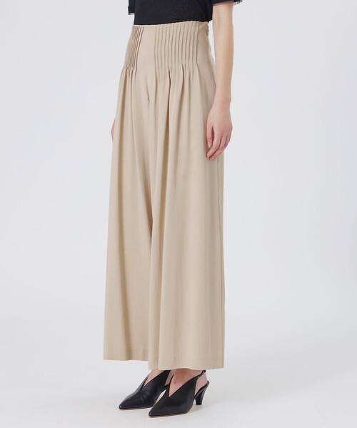 LOVELESS（ラブレス）の「フロントタックワイドパンツ（その他パンツ・レディース・グレー系その他/ブラック/ベージュ系その他4・34/36/38）」の7枚目の写真