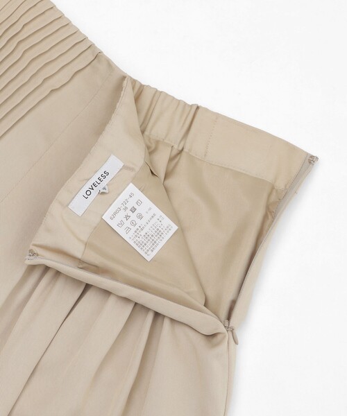 LOVELESS（ラブレス）の「フロントタックワイドパンツ（その他パンツ・レディース・グレー系その他/ブラック/ベージュ系その他4・34/36/38）」の9枚目の写真