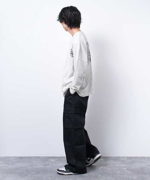 RAT EFFECT(ラットエフェクト)の「ツイルバギーワイドカーゴパンツ(カーゴパンツ・キッズ・チャコールグレー/ブラック/カーキ・170/160/150/140)」の5枚目の写真
