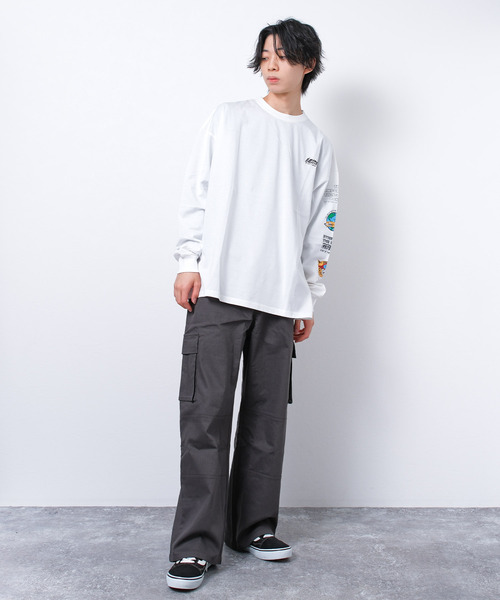 RAT EFFECT(ラットエフェクト)の「ツイルバギーワイドカーゴパンツ(カーゴパンツ・キッズ・チャコールグレー/ブラック/カーキ・170/160/150/140)」の6枚目の写真