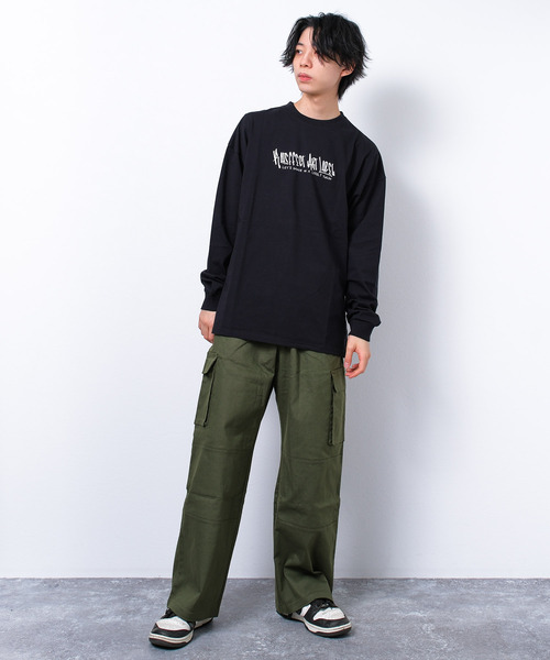 RAT EFFECT(ラットエフェクト)の「ツイルバギーワイドカーゴパンツ(カーゴパンツ・キッズ・チャコールグレー/ブラック/カーキ・170/160/150/140)」の8枚目の写真