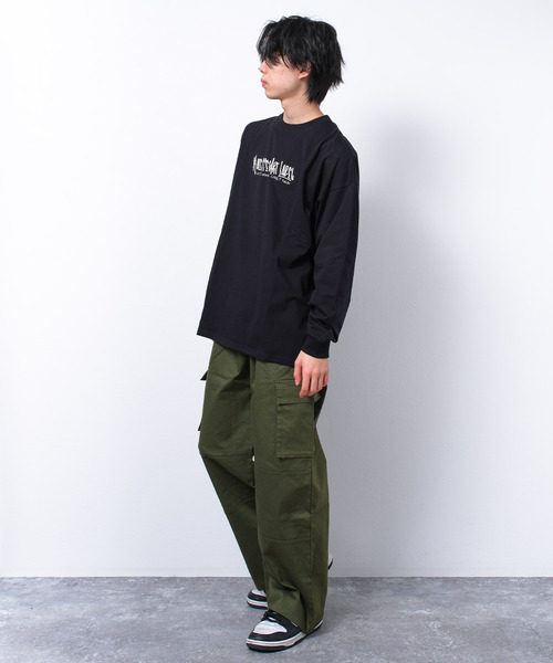 RAT EFFECT(ラットエフェクト)の「ツイルバギーワイドカーゴパンツ(カーゴパンツ・キッズ・チャコールグレー/ブラック/カーキ・170/160/150/140)」の9枚目の写真