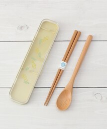 one'sterrace（ワンズテラス）の「【ワンズテラスオリジナル】クリア 木製箸・スプーンセット ミモザ（キッチンツール）」