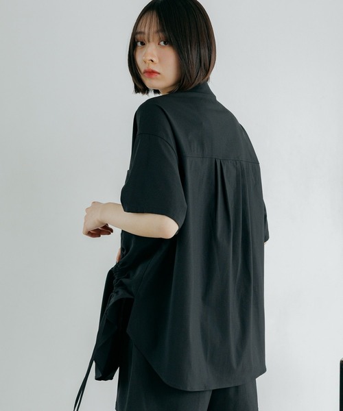 PAGEBOY(ページボーイ)の「クールイージードロストシャツ(シャツ/ブラウス・レディース・ブラック/オフホワイト/ダークグリーン・FREE)」の16枚目の写真