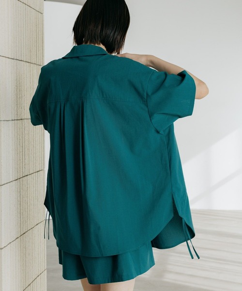 PAGEBOY(ページボーイ)の「クールイージードロストシャツ(シャツ/ブラウス・レディース・ブラック/オフホワイト/ダークグリーン・FREE)」の22枚目の写真