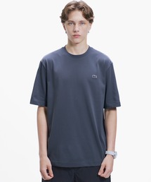 二層構造 消臭 速乾 UVカット ワンポイント アウトラインロゴクルーネック半袖Tシャツ