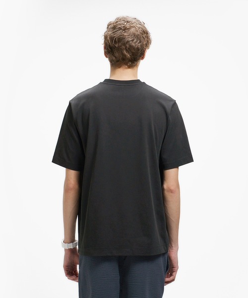 LACOSTE（ラコステ）の「二層構造 消臭 速乾 UVカット ワンポイント アウトラインロゴクルーネック半袖Tシャツ（Tシャツ/カットソー・メンズ・ホワイト/ブラック/グレイッシュブルー/オフホワイト/ピンク・3/6/5/4/2）」の18枚目の写真