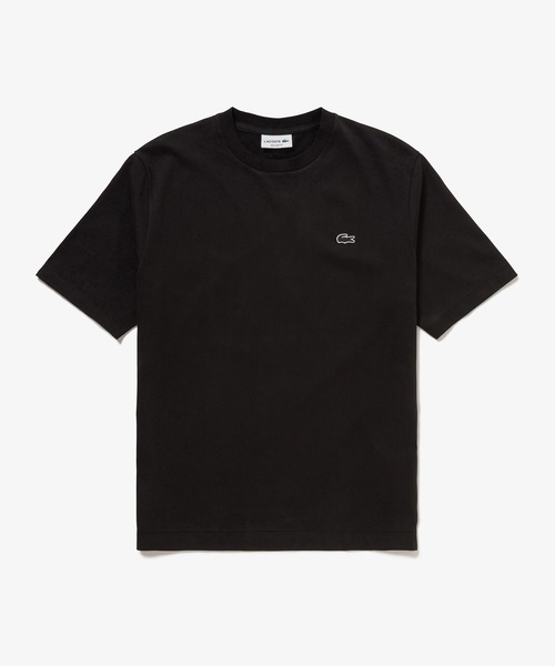 LACOSTE（ラコステ）の「二層構造 消臭 速乾 UVカット ワンポイント アウトラインロゴクルーネック半袖Tシャツ（Tシャツ/カットソー・メンズ・ホワイト/ブラック/グレイッシュブルー/オフホワイト/ピンク・3/6/5/4/2）」の20枚目の写真