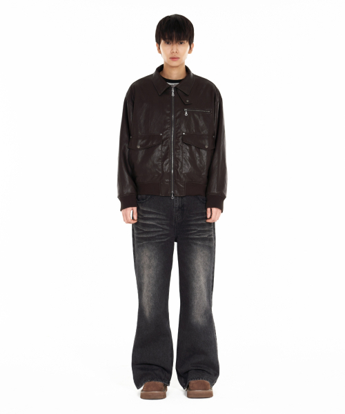 IDWS(アイドンワナセル)の「Misty Leather Blouson Brown(ライダースジャケット・レディース・その他・1/2)」の21枚目の写真