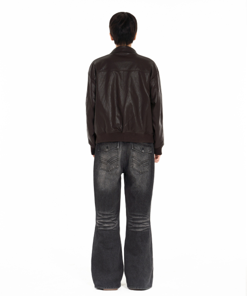 IDWS(アイドンワナセル)の「Misty Leather Blouson Brown(ライダースジャケット・レディース・その他・1/2)」の13枚目の写真