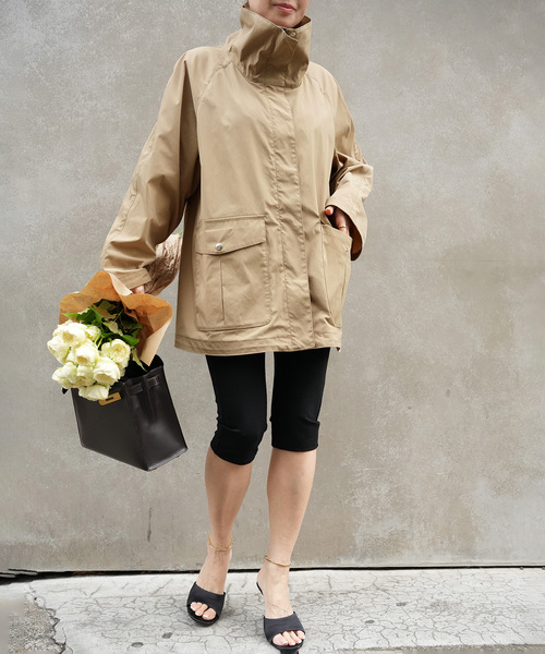 Deuxieme Classe(ドゥーズィエムクラス)の「【CALUX/キャラクス】STAND UP COLLAR JACKET(その他アウター・レディース・ベージュ・FREE)」の4枚目の写真