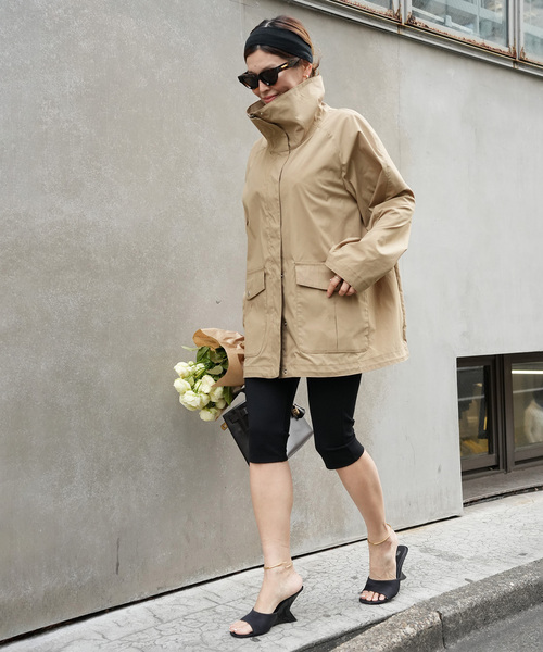 【CALUX/キャラクス】STAND UP COLLAR JACKET ベージュ CALUX/キャラクス】STAND UP COLLAR JACKET（その他アウター