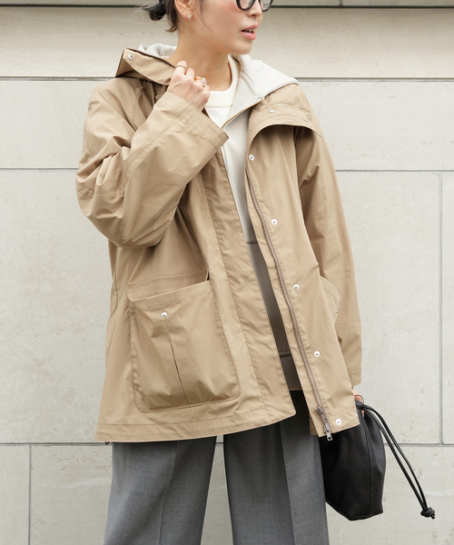 Deuxieme Classe(ドゥーズィエムクラス)の「【CALUX/キャラクス】STAND UP COLLAR JACKET(その他アウター・レディース・ベージュ・FREE)」の10枚目の写真