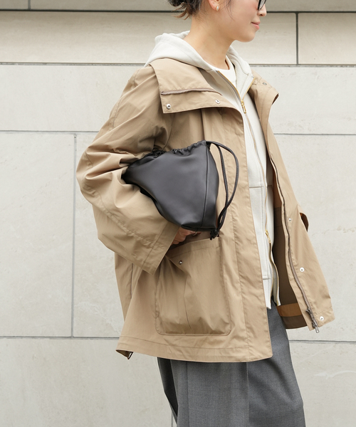 Deuxieme Classe(ドゥーズィエムクラス)の「【CALUX/キャラクス】STAND UP COLLAR JACKET(その他アウター・レディース・ベージュ・FREE)」の11枚目の写真