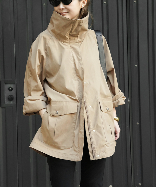 Deuxieme Classe(ドゥーズィエムクラス)の「【CALUX/キャラクス】STAND UP COLLAR JACKET(その他アウター・レディース・ベージュ・FREE)」の16枚目の写真