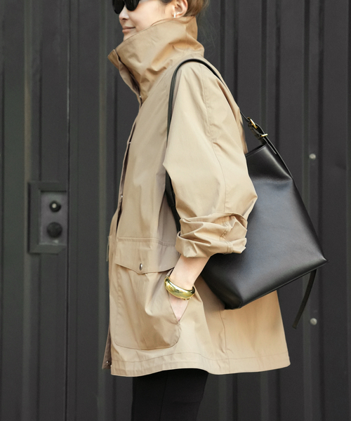 Deuxieme Classe(ドゥーズィエムクラス)の「【CALUX/キャラクス】STAND UP COLLAR JACKET(その他アウター・レディース・ベージュ・FREE)」の18枚目の写真