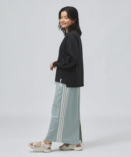 adidas(アディダス)の「アディダス adidas スリーストライプス DK アイライン スカート(スカート・レディース・グリーン・S/M/L)」の10枚目の写真