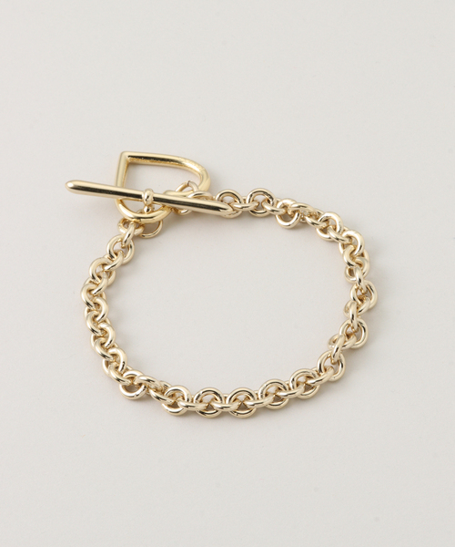 BASICKS(ベイシックス)の「BASICKS / ベイシックス Heart Bracelet (Small Link)(ブレスレット・レディース・ゴールド/シルバー・MEDIUM)」の3枚目の写真