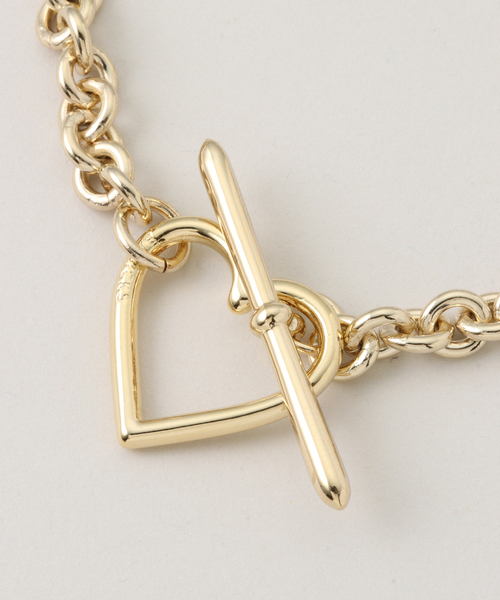 BASICKS(ベイシックス)の「BASICKS / ベイシックス Heart Bracelet (Small Link)(ブレスレット・レディース・ゴールド/シルバー・MEDIUM)」の4枚目の写真
