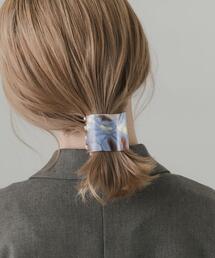 SMELLY（スメリー）の「マーブルスクエアバンス（バレッタ/ヘアクリップ）」