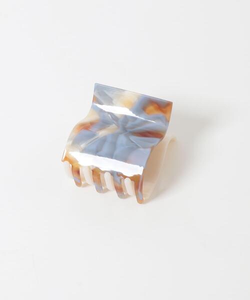 SMELLY(スメリー)の「『再入荷』マーブルスクエアバンス(バレッタ/ヘアクリップ・レディース・ブルー系その他・-)」の8枚目の写真