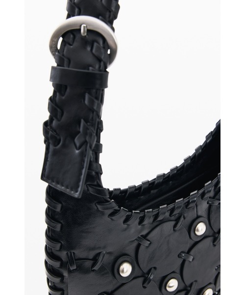 Desigual（デシグアル）の「スタッズミニショルダーバッグ（ショルダーバッグ・レディース・ブラック・FREE）」の2枚目の写真