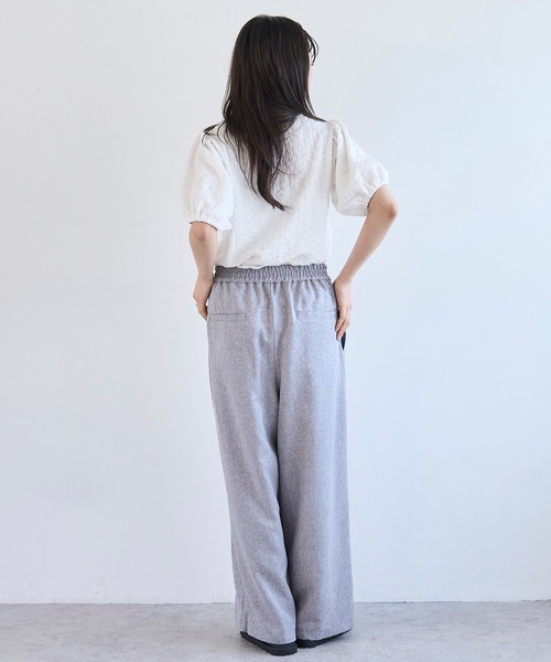 mil（ミル）の「リネンライク キャミセットアップ【586155】（サロペット/オーバーオール・レディース・ブラック/モカ/グレー・S/XS/FREE）」の20枚目の写真