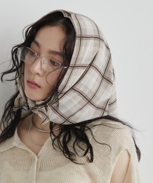 Aunt Marie's | チェックスカーフ(ストール/ショール)