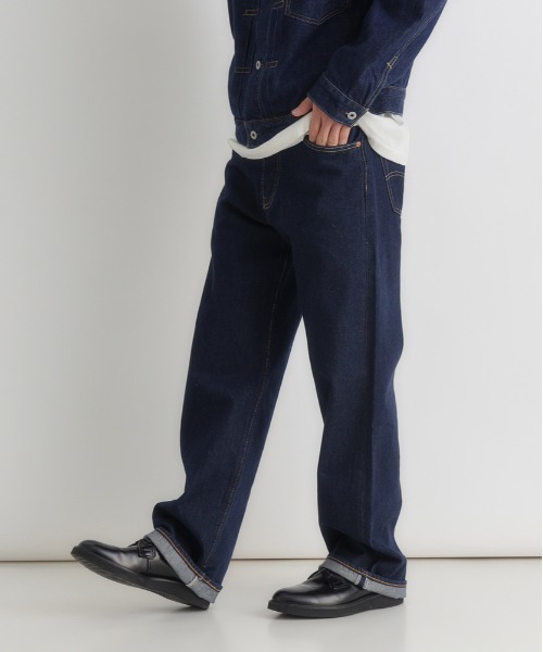 Levi's(リーバイス)の「Levi's(リーバイス)【メンズ】「501」ルーズ(デニムパンツ・メンズ・ダークインディゴブルー・32inch/28inch/29inch/30inch/36inch/31inch/33inch/34inch)」の2枚目の写真
