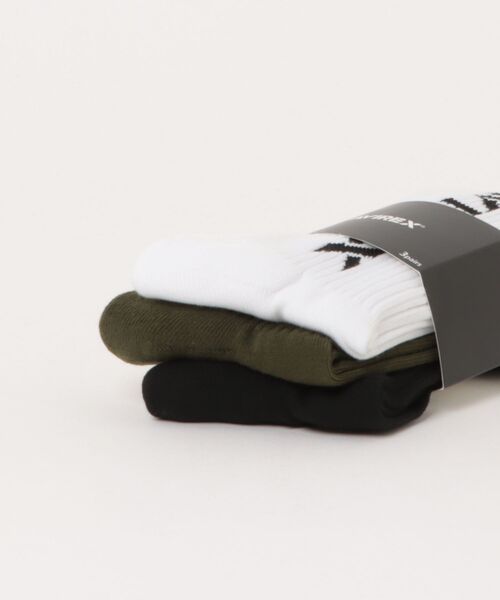 AVIREX(アヴィレックス)の「●AVIREX●Standard Logo Jacquard 3P Socks(ソックス/靴下・メンズ・その他・25-27)」の10枚目の写真